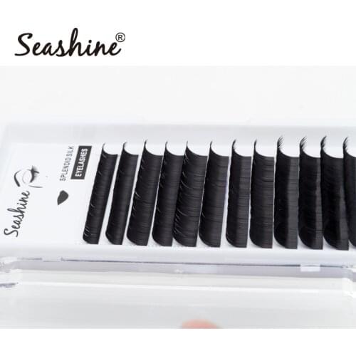 Seashine 12 Rows/tray Russian Volume Eyelash Extensions Supplies Lashes Extension Individual Eyelashes Extensions
