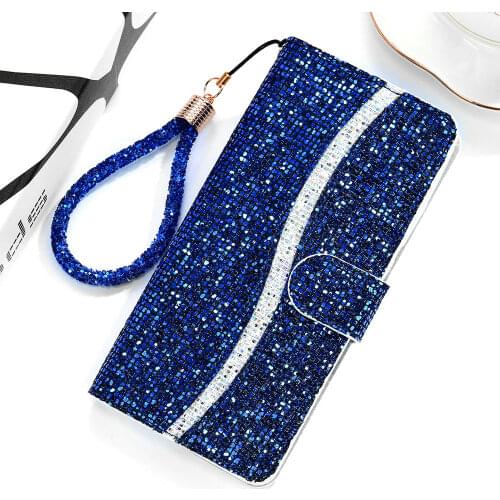 A22 A32 A72 A52 5G Luxury Case Bling Sequins Glitter Leather 360 Protect for Samsung Galaxy A52 Case A 52 72 22 42 32 Flip Cover