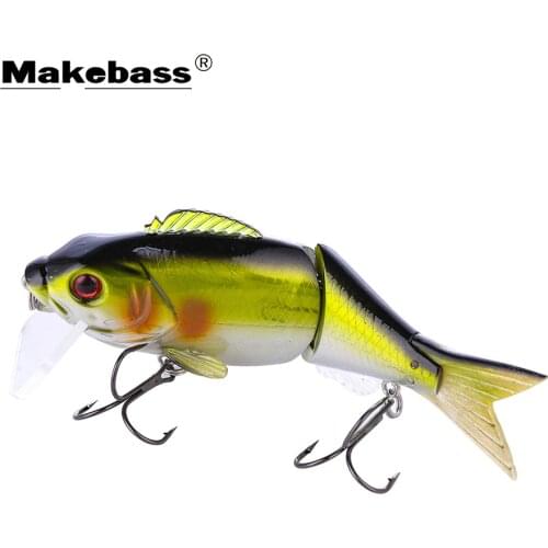 Makebass 5.71in/ 1.76oz Flexible Wobblers Two Section Minnow Fishing Lure Artificial Hard Bait Fishing Tackle Japan fishhooks
