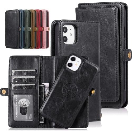 Detachable Leather Wallet Flip Case For Samung Galaxy A52 A72 A42 A32 A51 A71 5G A50 A30 A20 Magnetic Suction Split Stand Cover