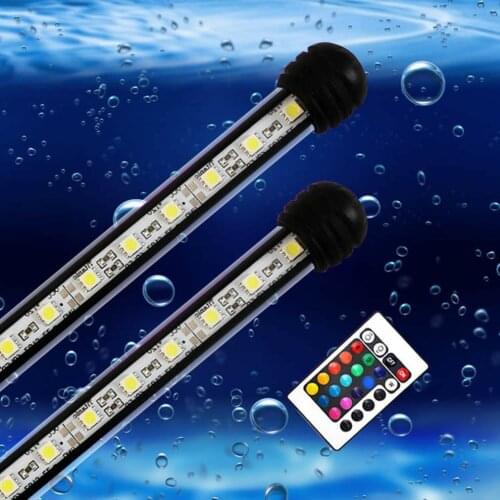 Fish Tank Light Led Waterproof Colorful Discoloration Aquarium Bubble Fish Tank Lighting Aquarium Fish Light Waterproof