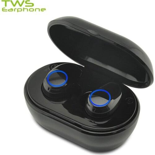 TWS Earphone Bluetooth Earphones Wireless Headphone Hi-Fi 8D Sound Touch Control Headset Handfree With Mic Earbuds VS QCY