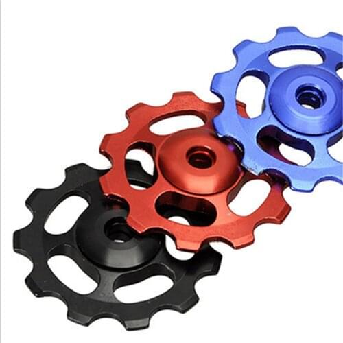 1pcs Ultralight Aluminum Alloy Bicycle Derailleur Bike Bearing Jockey Wheel Rear Derailleur Pulleys Outdoor Bicycle Parts