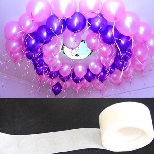 100pcs/lot Balloons Glue Point Foil Latex Balloon Fix Gum Air Balls Inflatable Toys Wedding Party Birthday Decorantion
