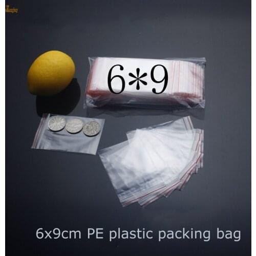 Carteira Feminina Free Shipping 1000pcs Size: 6x9cm Pacakging Zipper Lock Recycle Plastic Bags , Pe Transparent /clear