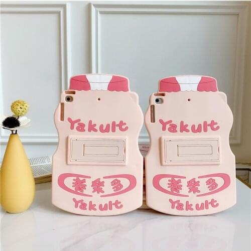 3D Case For iPad Mini 1 2 3 4 5 Air 2 Pro 9.7 Cartoon Kids Cover For iPad 9.7 2017 2018 5th 6th 7th Gen 10.2 Silicon Cases Funda