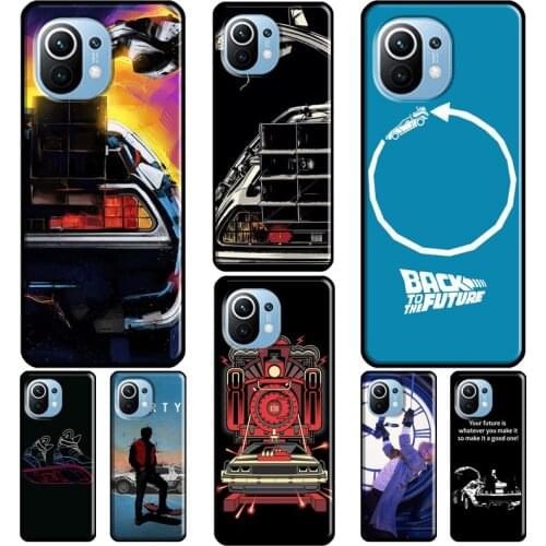 Back To The Future Time Machine For POCO X3 Pro F3 F2 M3 Pro Case For Xiaomi Mi 11 Ultra Mi 9 10 Lite Mi 10T 9T Pro Coque