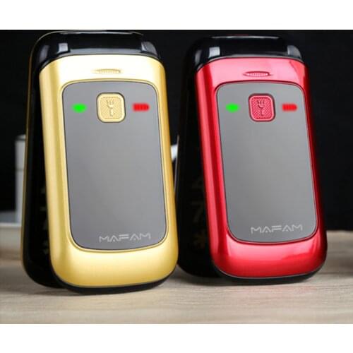 F138 single screen flip phone big button SOS emergency call family dial flashlight send seat charger for the elderly