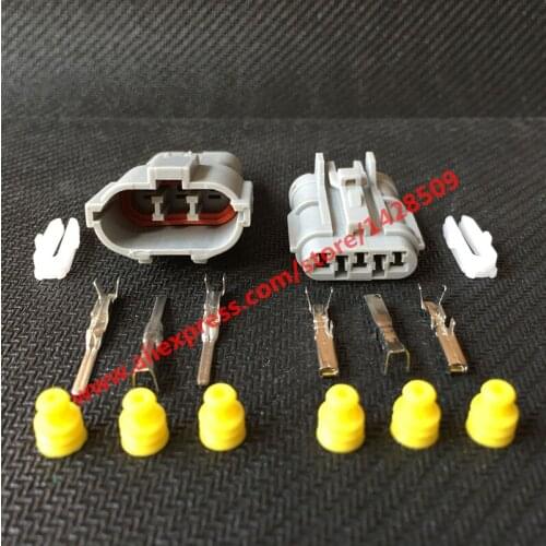 KET 20 Sets 3 Pin MG640329 MG610327 Female And Male Way Waterproof Electrical Wire Connector Plug Auto Connectors