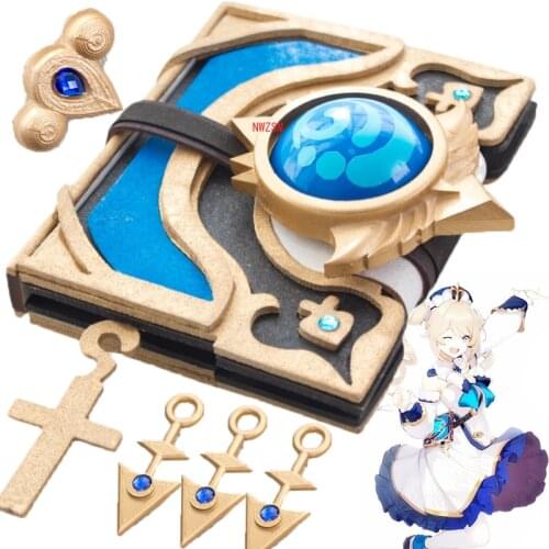 Game Genshin Impact Barbara Cosplay Magic book Clothing Accessories Christmas Cosplay Anime Cosplay Props Halloween game props