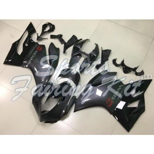 Fairing Kits for 889 2012 - 2014 Black Grey Fairings for DUCATI 1199 2014 Fairings 1199S 12 13