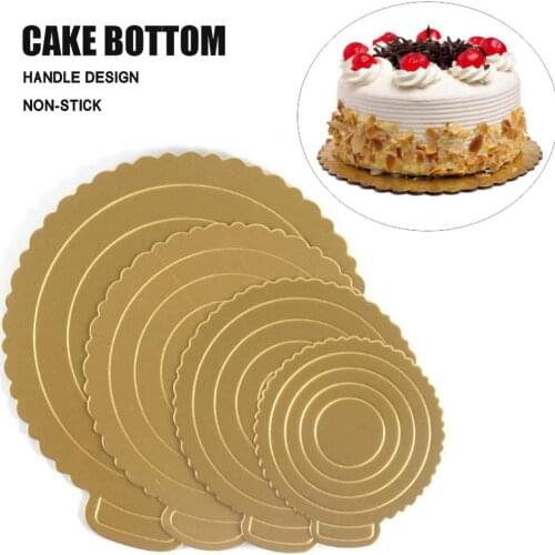 Round Cake Cushion Birthday Cake Hard Tray Hard Tray Reusable Plastic Support Gasket Cake Tray Mat Round Birthday Cake cushion