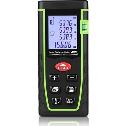 40M Laser Distance Meter 40M Rangefinder Trena Laser Tape Range Finder Build Measure Device Ruler Test Tool