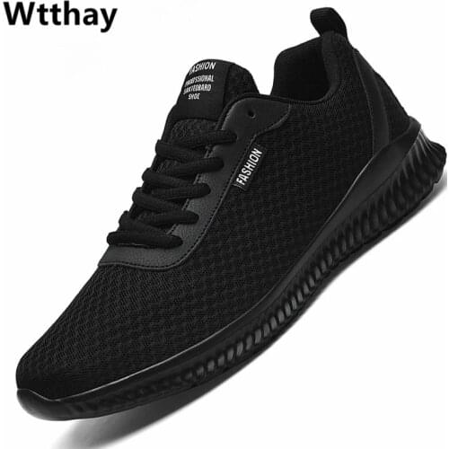 Summer Mesh Men Casual Shoes Lightweight Mens Gym Shoes Lace-up Sneakers Breathable Fashion Men Walking Shoes Zapatos Hombres