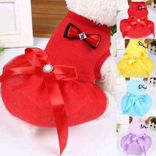 Summer Dog Skirt Dog Dress Pet Clothes Sun Protection Clothing Puppy Dog Accessory Pet Puppy Cloth Cool Thin Section Clothing