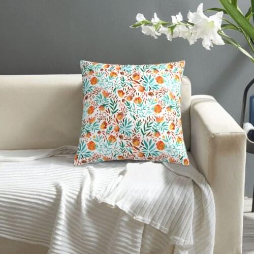 Cute Flowers Seamless Pattern pillowcase printed cushion cover sofa waist pillow pillow cover