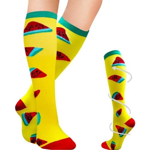 Men Women Compression Socks Outdoor Sports Circulation Athletic Edema Varicose Veins Travel Over Knee Compression Socks