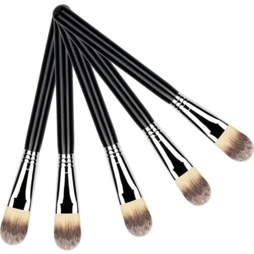 Wholesale 500pcs 3 colors Daily Makeup Cosmetic Brush Single Blusher Universal Powder Foundation Brush Mask Brush Free Shipping