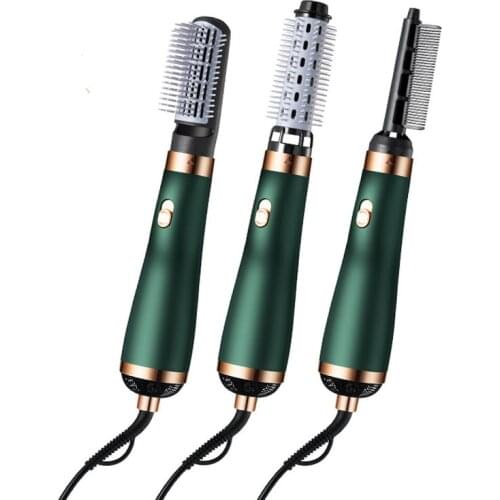 Hair Dryer Hot Air Brush Hair Dryer With Comb And Hair Straightener Curling Brush Hair Styling Tools Ion Blow Hair Blower Brush