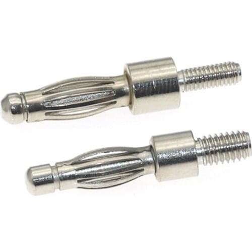Lantern Type banana plug male M4/M3 Connectors Audio Plug Cold Pressure Solderless Electric DIY