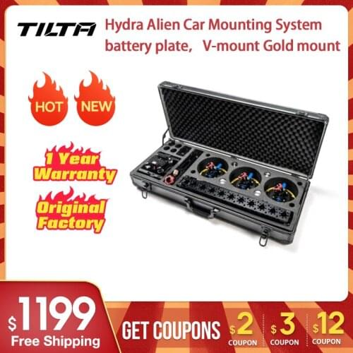 INSTOCK TILTA DJI Ecosystem Hydra Alien Car Mounting System Car Racket Portable Bracket Car Suction Cup RS2 set for DJI rs 2