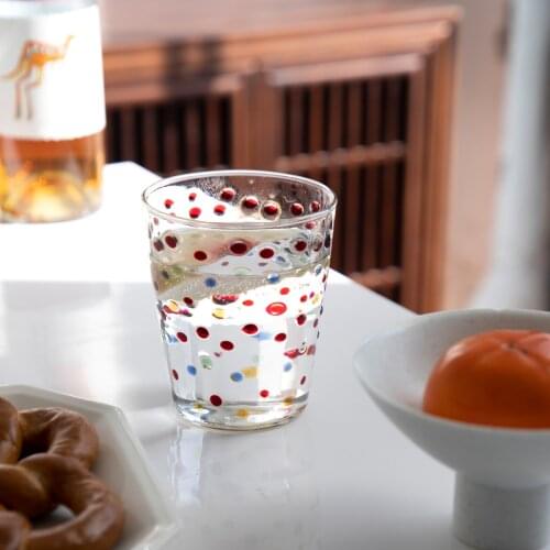Nordic Heat Resistant Glass Cup Unique Drinking Creative Home Glass Water Cup Retro Copas Champagne Household Products EB5BLB