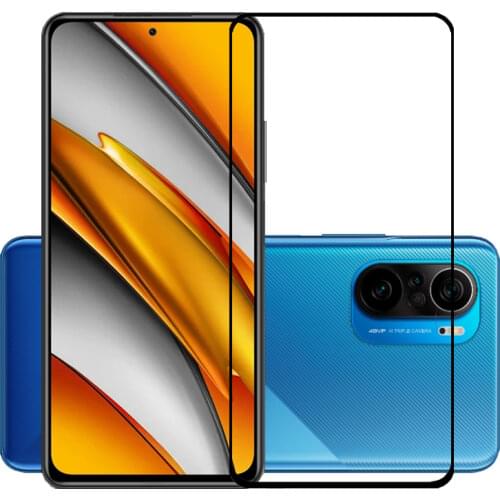 2.5D 9H Premium Tempered Glass for Xiaomi Poco F3 F2 X2 X3 Full Coverage Screen Protector Protective Film for Redmi Note 10 K10