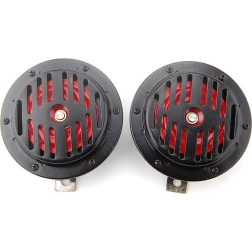 2pcs 12V Super Loud Compact Electric Blast Tone Horn Fit For Motorcycle Chopper Trike Eliminator Ninja KX KDX Concours