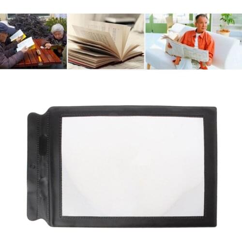 3X Large Reading Magnifier A4 Full Page Sheet Magnifying Glass Book Reading Lens Page Reading Glass Lens Magnification