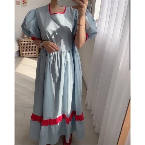 AIWOTWOTONG Wide Summer Dresses