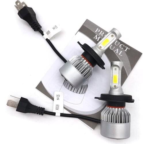 2pcs 160W 6000K H4 HB2 Car LED Hi/Lo Beam Driving Fog Light Headlight