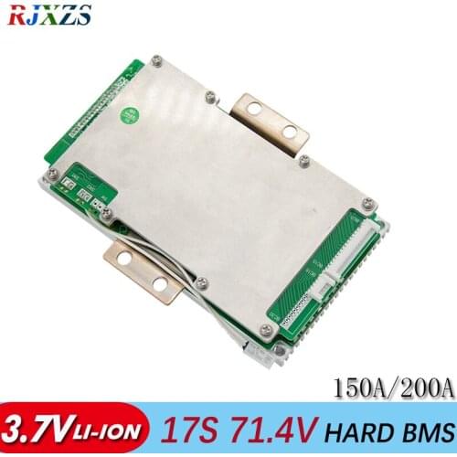 BMS 17S 200A bms 120A/200A New Lithium Ion Large High Current BMS PCM For Electric Car 200A Vehicles
