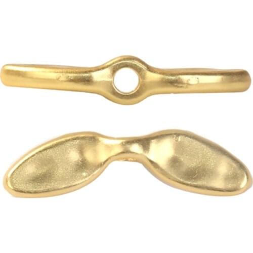 DoreenBeads Zinc Based Alloy Hammered Spacer Beads Dragonfly Animal Matt Gold Wing DIY Charms 29 x 8mm, Hole: Approx 2.6mm, 3PCs