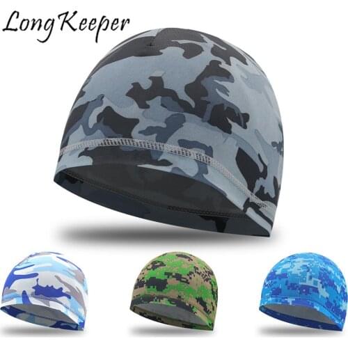 Quick Dry Helmet Inner Cap Unisex Anti-Sweat Beanies Women Men Breathable Hat for Bike Riding Running Sports Hats Skull Cap