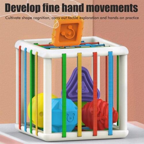 Baby Toy Color Cognitive Educational Toys Building Block Matching Toys Stacking Game for Baby Boys Girls Gift