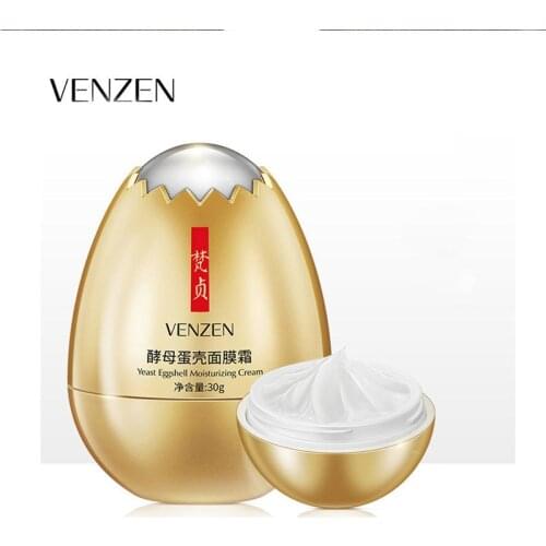 VENZEN Yeast Eggshell Mask Cream Skin rejuvenation Anti-wrinkle Hydrating Moisturizing Cream Sleep Mask Cream Skin Care Facecare