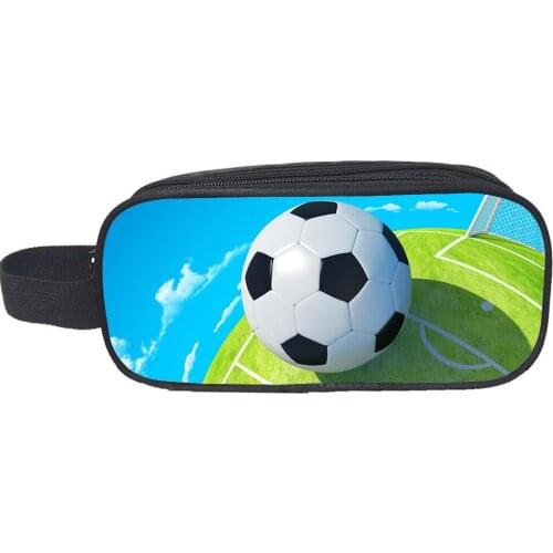 Football Handbags Space Galaxy Customized Boys Girls Women Men Kid Toddler School Casual Pencil case Tote Bag Pouch