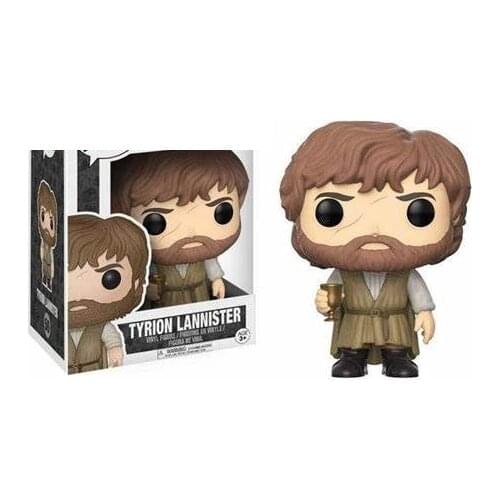 FUNKO Pop Game of Thrones 8 Tyrion Lannister & Brandon On Chair Action Figure Toys Game of Thrones Figure Collection Hot Toys
