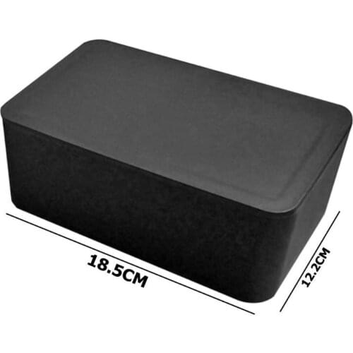 Tissue Storage Box Container Case with Dustproof Cover Lid for Home Plastic Solid Napkin Holder Wet Wipes Dispenser