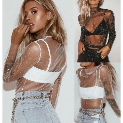 Summer Women Bikini Cover Up Summer Beach Swimwear Bathing Crop Top Fashion Sexy See-Through Clubwear Lady Bikini Cover Ups