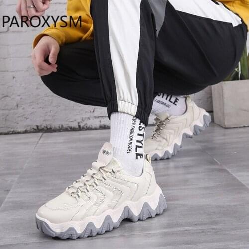 2020 hot selling dad shoes waterproof thick-soled sports shoes mens spring running shoes breathable mesh fashion casual shoes