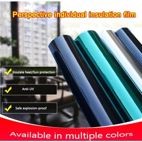 Single transparent window paper anti-privacy anti-peep light-proof self-adhesive heat-proof single-sided transparent glass film