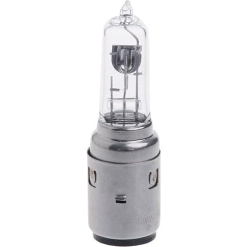 Motorcycle DC 12V 35W BA20D Headlight Halogen Xenon Bulb White Light