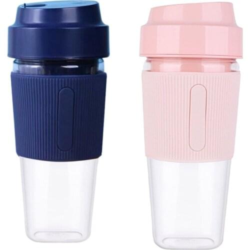 Portable Blender Fruit Juicer Cup Mini Cordless Personal Travel Mixer Smoothies Maker 300ML Stirring for Milk Shake