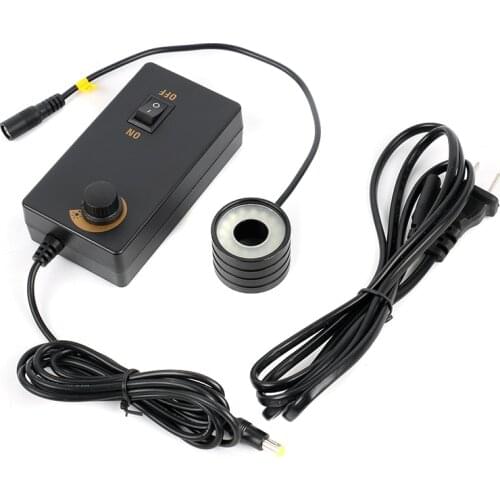 6500K Diameter 28mm Thread 28mm 32 LED Ring Light Installation Illuminator Lamp HDMI USB Industry Video Microscope Camera Burner