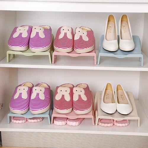 New Hot Superimposed Built-In Shoe Rack, Simple Storage In The Shoe Cabinet, Layered Shoemaker New Product Small