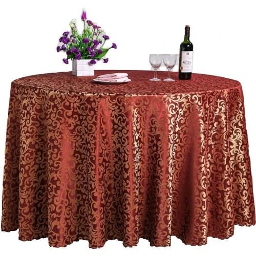 Warmfeel Jacquard Tablecloths On The Table