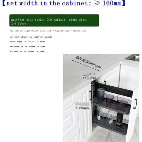 Accesorios Drawer for Organizador Armario Rangement Cuisine Cocina Rack Organizer Kitchen Cabinet Cestas Para Organizar Basket