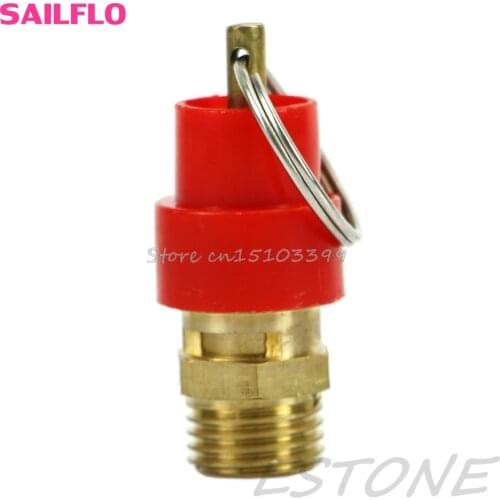 1PC 1/4'' 12KG BSP Air Compressor Safety Release Valve Pressure Relief Regulator G08 Whosale&DropShip