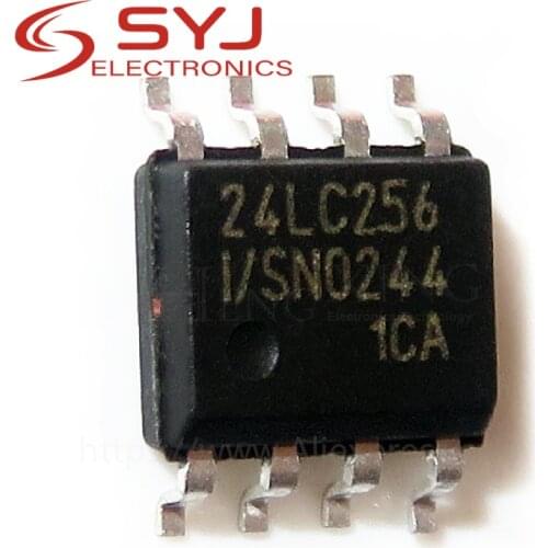 10pcs/lot 24LC256T-I/SN 24LC256-I/SN 24LC256I SOP-8 In Stock